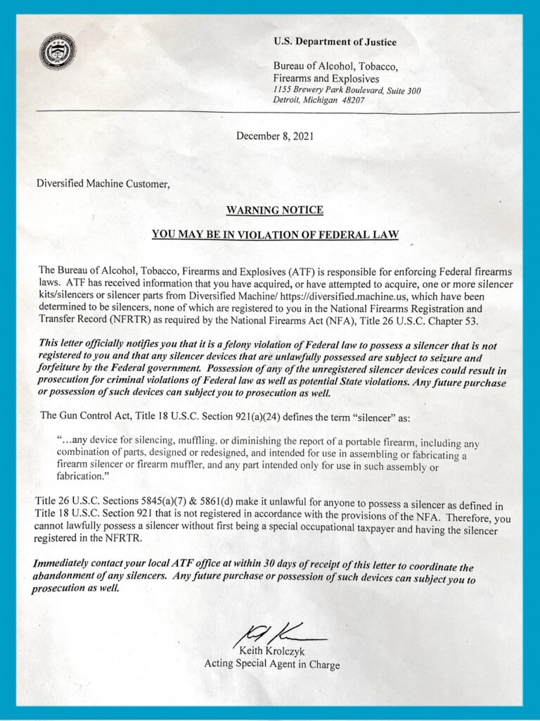 Is This The End Of Form 1 Suppressors The Law Office Of John Pierce Esqthe Law Office Of 6889