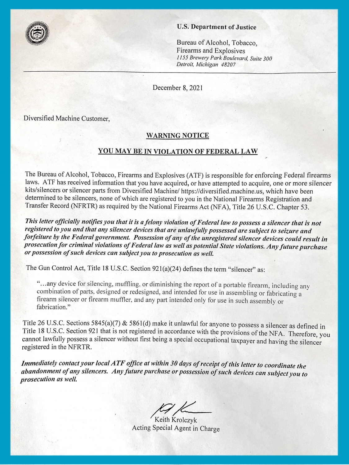 Is This The End Of Form 1 Suppressors The Law Office Of John Pierce Esqthe Law Office Of 2826